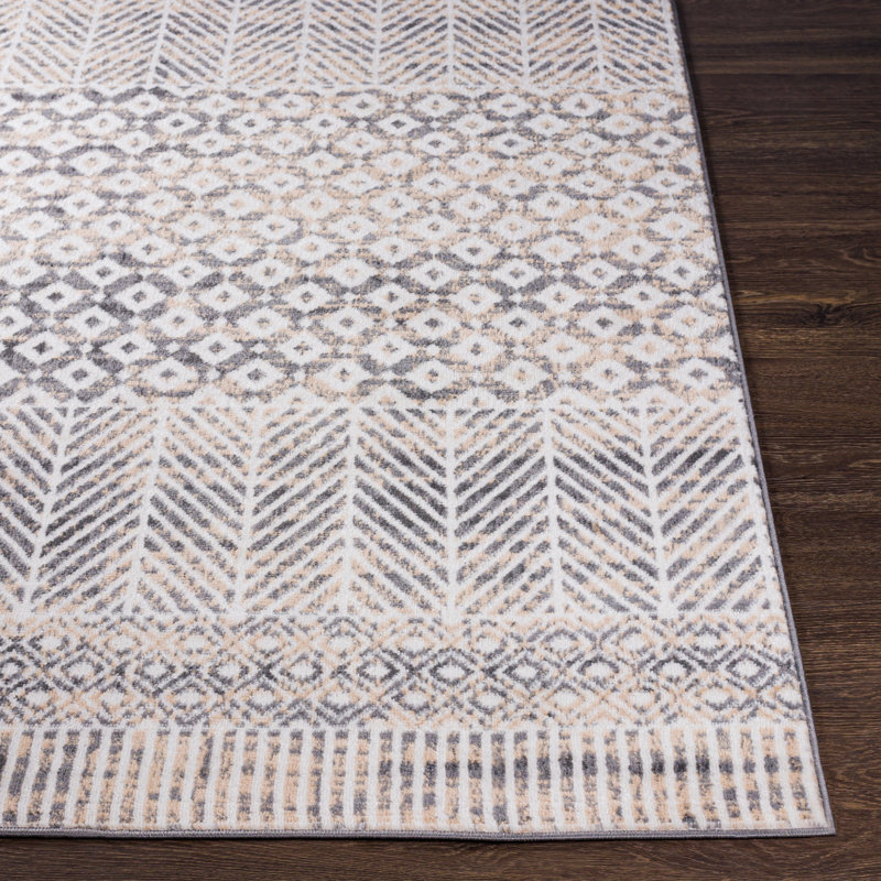 Tapis beige Casa, Rectangle 5 pi 3 po x 7 pi