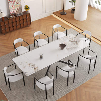 Ensemble de salle à manger 9 pièces Loubid