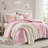 Modern Bedding Sets, Pink Polyester Tie Dye Full Queen for Home