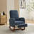 Boucle Fabric Rocking Chair with Retractable Footrest, Side Pocket-1880491437