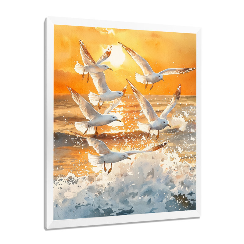 Aydenne - Animals Canvas Prints, H 40 po x l 30 po, Reproduction encadrée d'une seule photo, Blanc