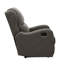 Fauteuil inclinable gris en similicuir et fauteuil 1pc-1968996645