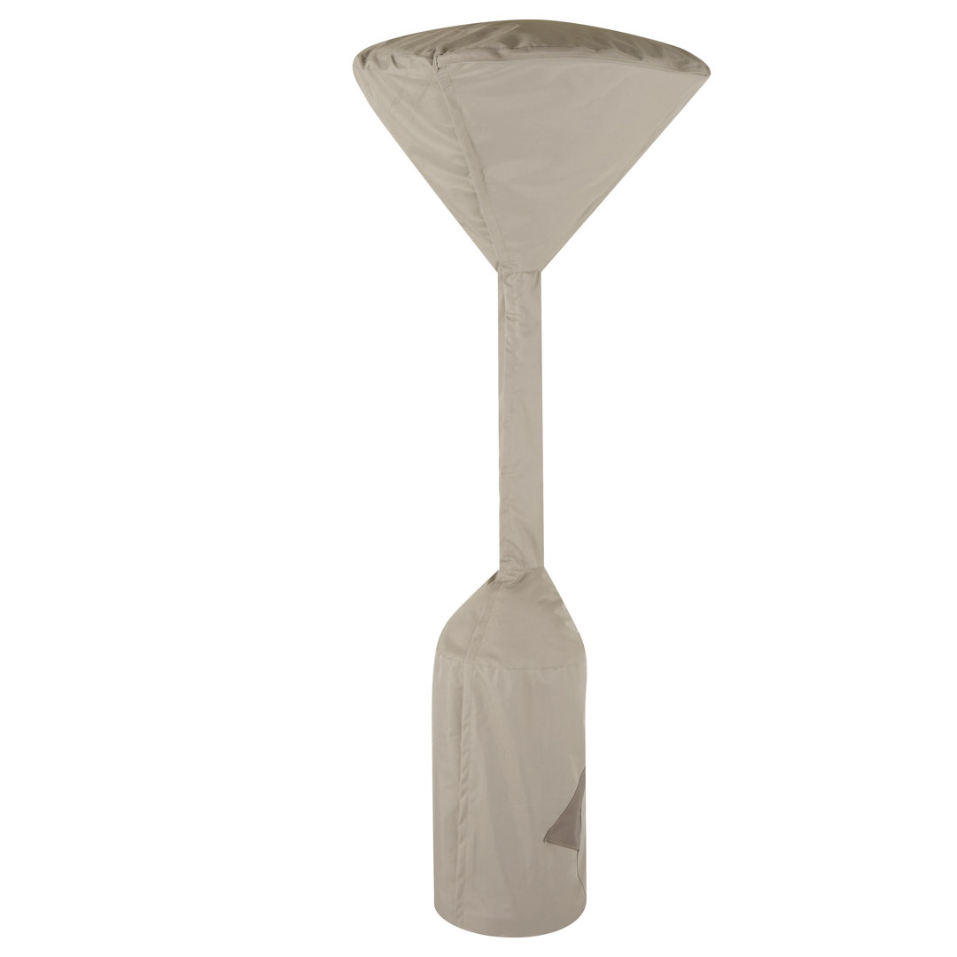Modern Leisure Monterey Stand-Up Patio Heater Cover, 32" Diameter x 18.5" Diameter x 95"H, Beige Rebrilliant
