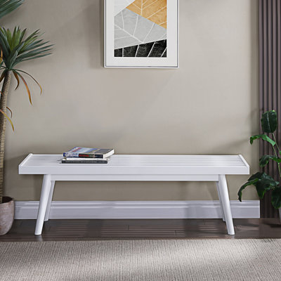 Banc à lattes