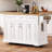 54inch Large Kitchen Island with Rubber Wood Drop Leaf-979072807