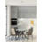 1-Light Contemporary White Cone Pendant Light with Opal Glass Shade