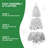White PVC Round Head Automatic Wire Tree-2067292738