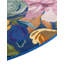 Tapis bleu / gris / jaune / vert / rose Corderro-1270273602