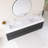 72" Wall-Mounted  Bathroom Vanity With White Solid Surface Basin-953698305