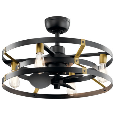 Cavelli 13'' Ceiling Fan with Light Kit