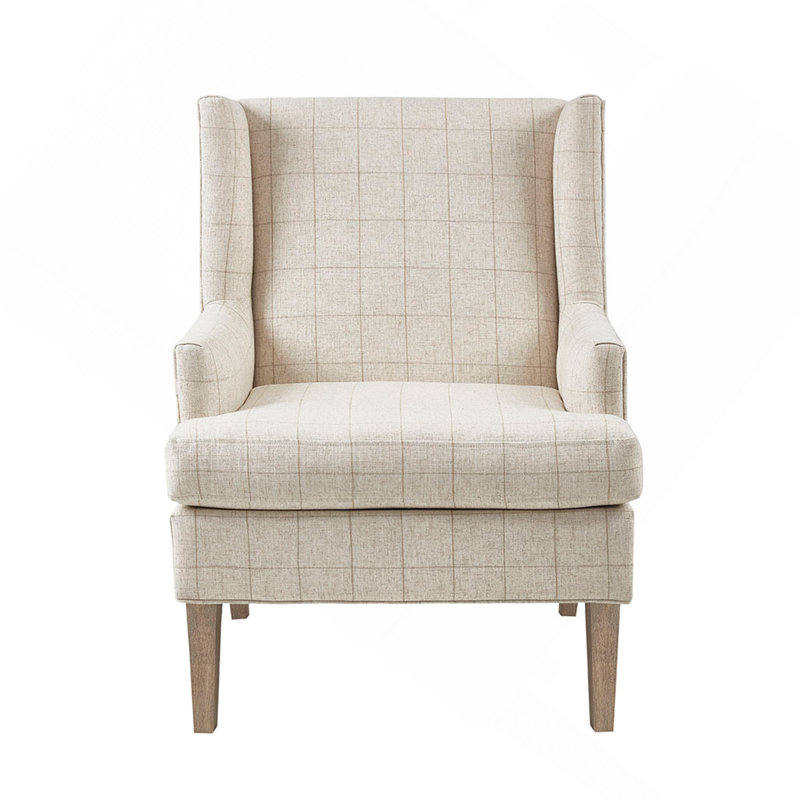 Chaise d'appoint Decker, Naturel, Mélange de polyester beige