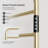 Gold Six Bar Heated Rack
