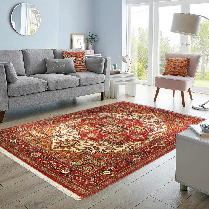 Gunnvor Hand Knotted Wool Area Rug