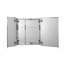 610mm W 661mm H Frameless Medicine Cabinet Mirror 5 Adjustable