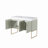 Keena 48'' Natural Wood Veneer plywood Single Bathroom Vanity with Engineered Quartz Top-369393716