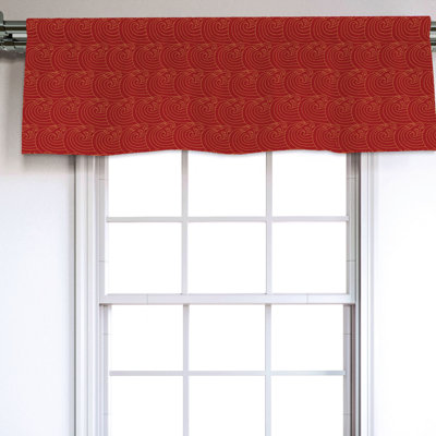 Sateen Ruffled Window Valance
