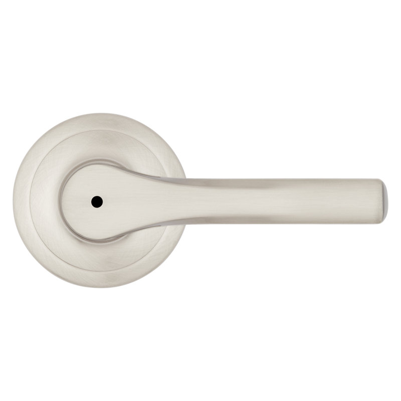 Henley Bed/Bath Lever, Satin Nickel