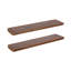 Ensemble de tablettes flottantes en bois de manguier Burena