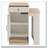 59.5"Kitchen Island With Extendable Dining Table, Kitchen Storage Table With Double-Sided Storage, Kitchen Island With 2 Drawers, Power Outlet, Side Open Shelves, For Kitchen-196971878