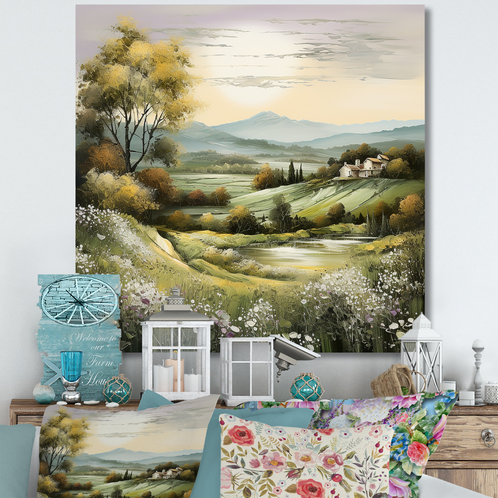 Millwood Pines Countryside Charm Provence Landscape I On Canvas Print ...
