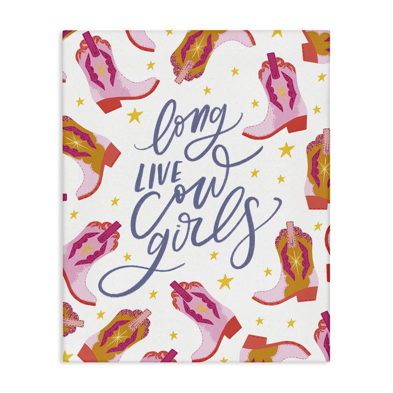 «Long Live Cowgirls», art mural par Isabela Schielke, H 20 po x l 16 po