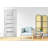 Avon 07-04 Manufactured Wood and Frosted Glass Paneled Prefinished Interior Door Slab-64133784-64133779