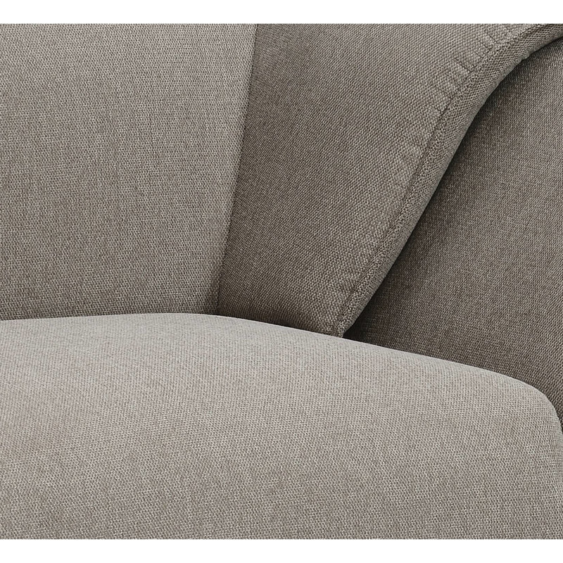 Chaise recouverte de lin - Assise de 20 po de hauteur et coussins de densité en mousse Assise chic rembourrée de mousse de 30 po
