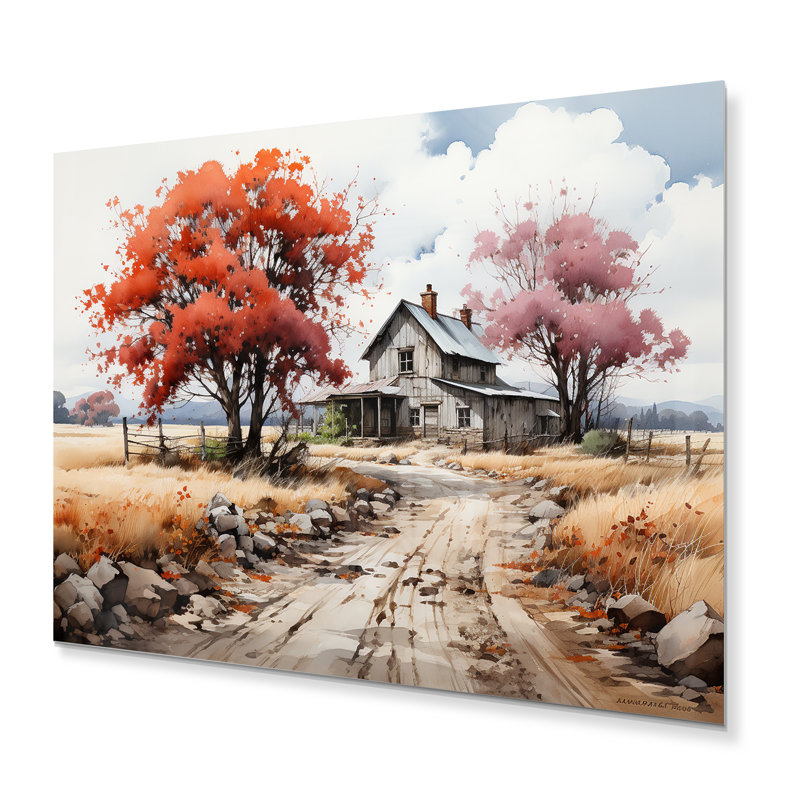 Farmhouse Harmony - Décoration murale ferme en métal, H 12 po x l 20 po x P 1 po