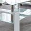 Table basse centrale, table basse avec plateau en verre trempé