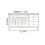 Buffet de rangement en cerisier multifonctionnel-129991270