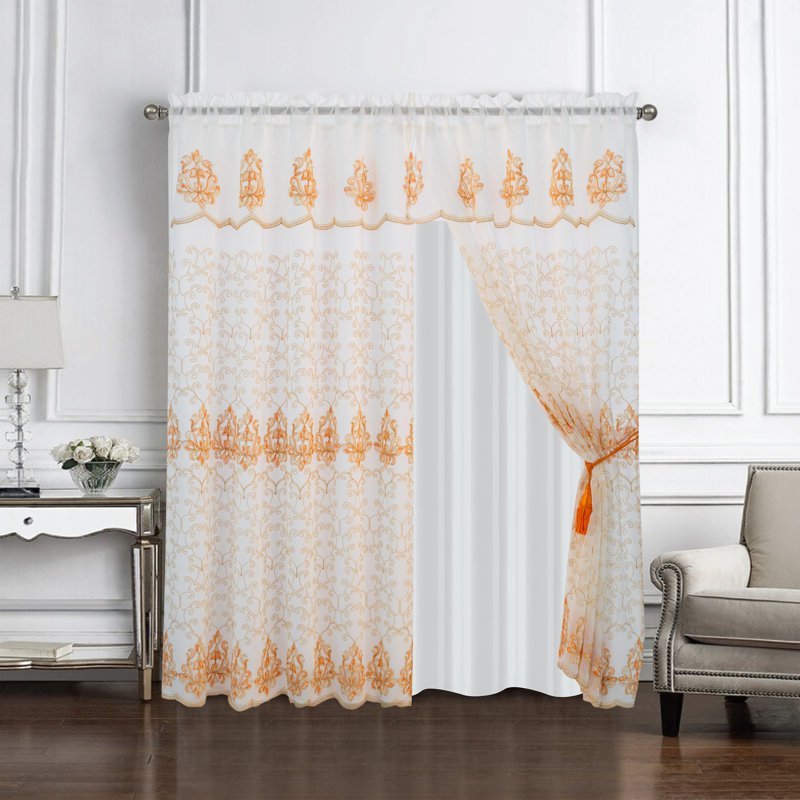 Rideau de fenêtre Ella Elegance Timeless Elegance, Orange