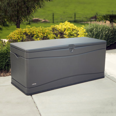 Lifetime 60'' W 130 Gallons Water Resistant Polyethylene Plastic Lockable Deck Box