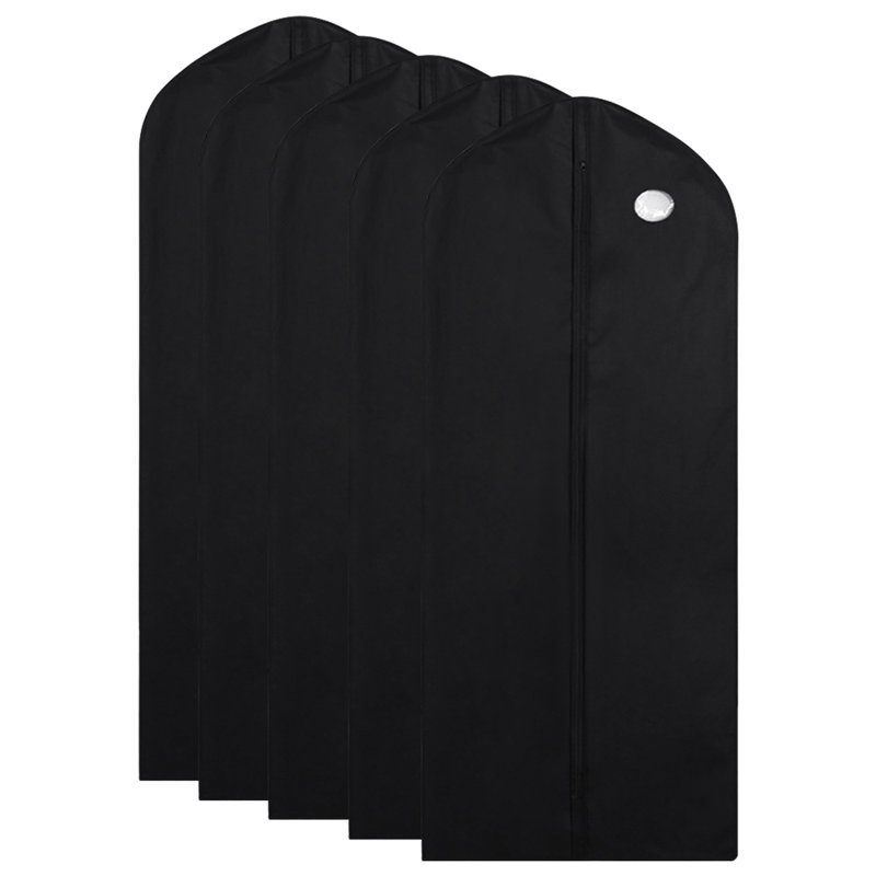 Sac à vêtements Rivington, Noir, 50.39" H x 23.62" W x 1.00" D