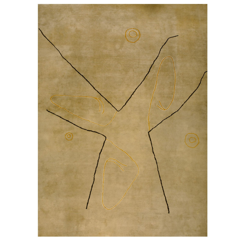 Tapis rétro de style rétro Mid-Century