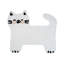 Chaton blanc 30 po x 32 po