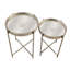 Glass Top Side Table Set