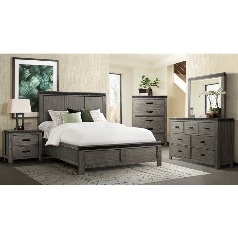 Serena Panel Bed, Queen