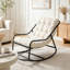 Chaise berçante d'extérieur, coussin confortable, avec coussin doux et épais-130379910