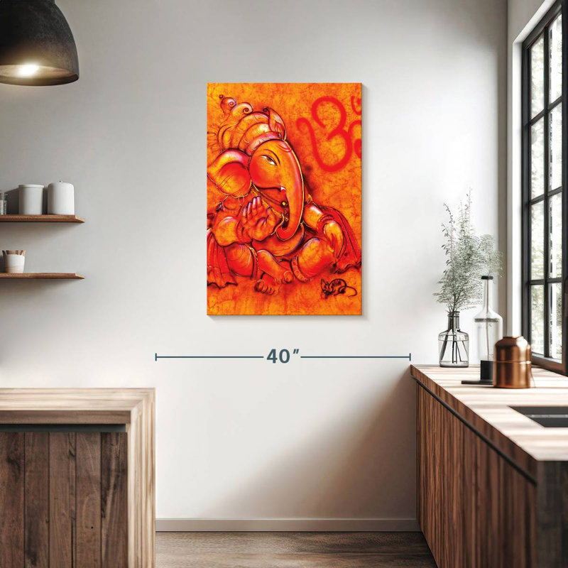 Adella Ganesha abstrait, H 36 po x l 24 po