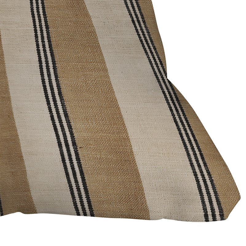 Coussin Holli Zollinger STELLA WEST SAND STRIPE, Carré 16 po