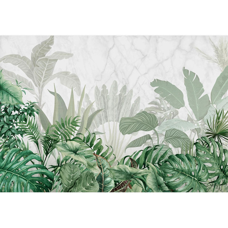 Bordure florale pelez et collez, L 66 po x l 96 po