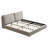 Upholstered Platform Bed with Two Removable Cushioned Headboards-1941696259-1941696269