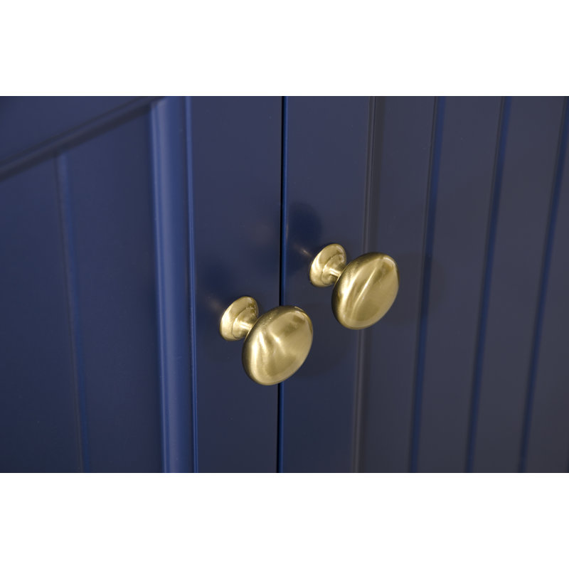 Ensemble de meuble-lavabo simple 24 po Gruber, Bleu