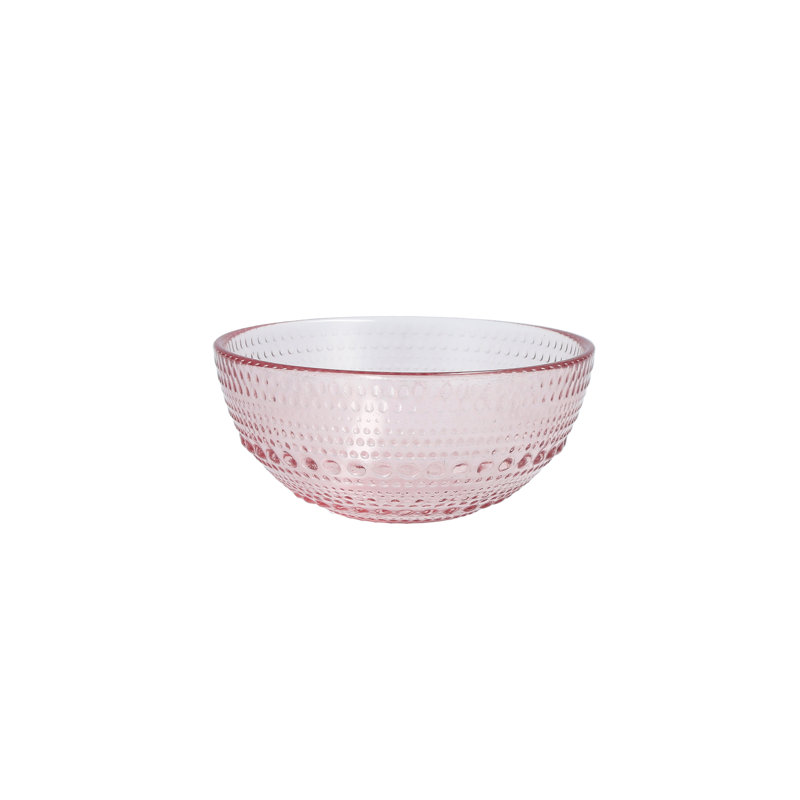 Fortessa Jupiter Vintage Glassware Collection Cereal Salad Dessert Snack All-Purpose Bowl 6 Pack, Clear, 14 Ounce (6 Pack)
