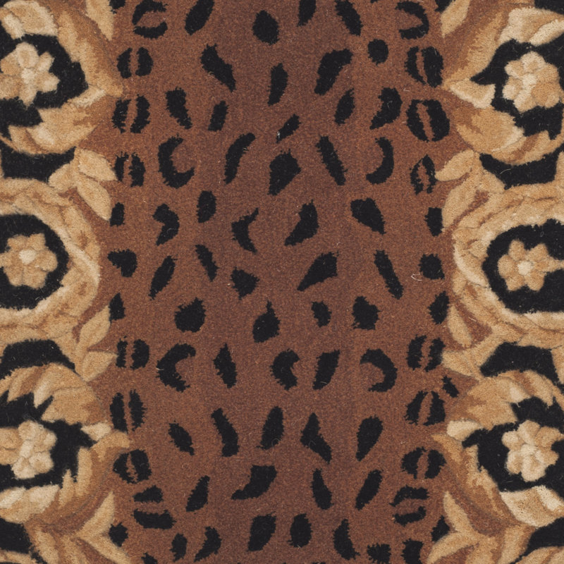 Tapis oriental en laine touffeté à la main Lenora Naples, Rectangle 6 pi x 9 pi