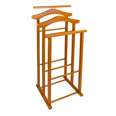 Bragg Solid Wood Freestanding Valet Stand