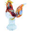 Alfredo Barbini Murano Roaster Figurine