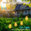 60ft Solar Powered Outdoor String Lights With Remote And 15+1 Shatterproof Led Bulbs, Waterproof, Warm White, Usb Rechargeable-125130466