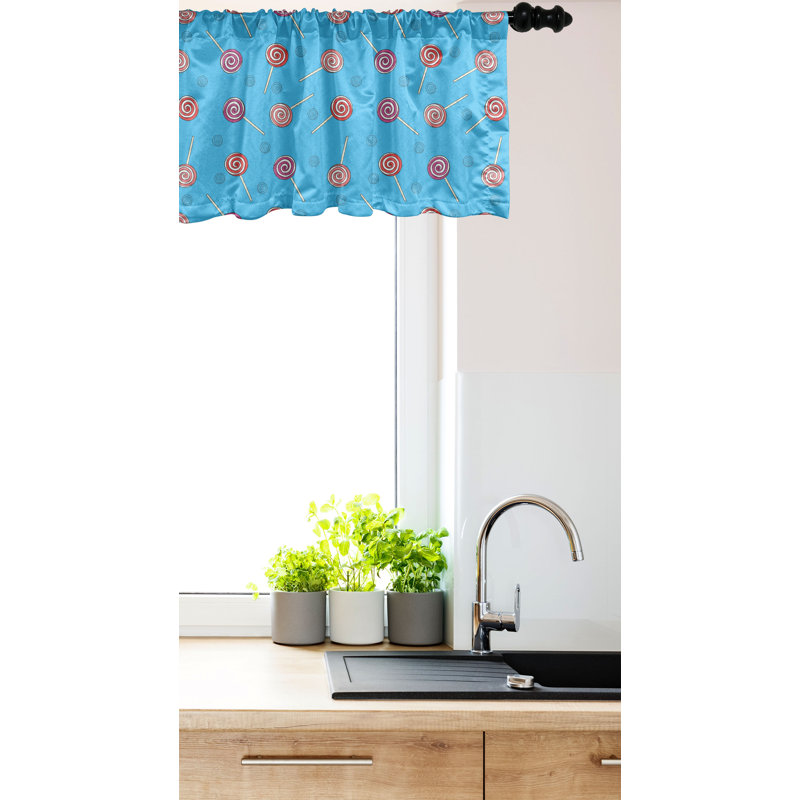 Ensemble de 2 cantonnières Ambesonne Candy, L 42 po x L 12 po