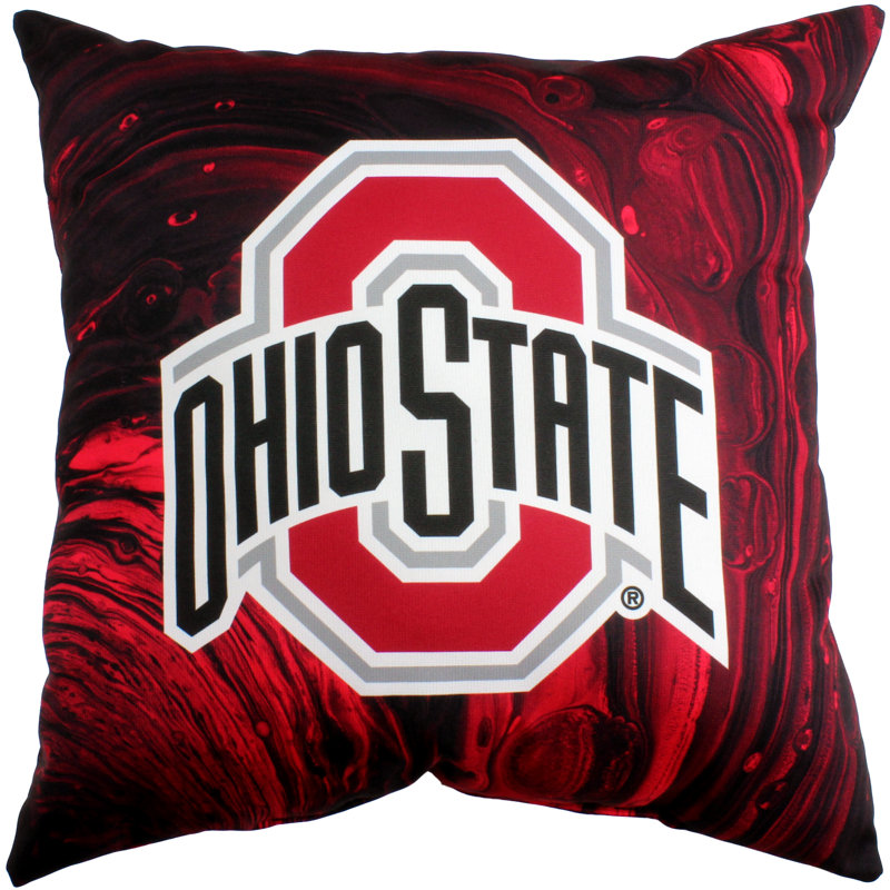 NCAA Reversible Throw Pillow, Ohio State Buckeyes